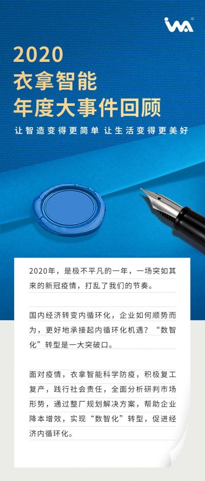 年終盤點｜衣拿智能2020年度大事件回顧！這一年，不簡單！